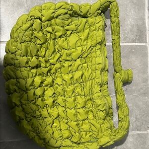 Green Quilted Women's Bag